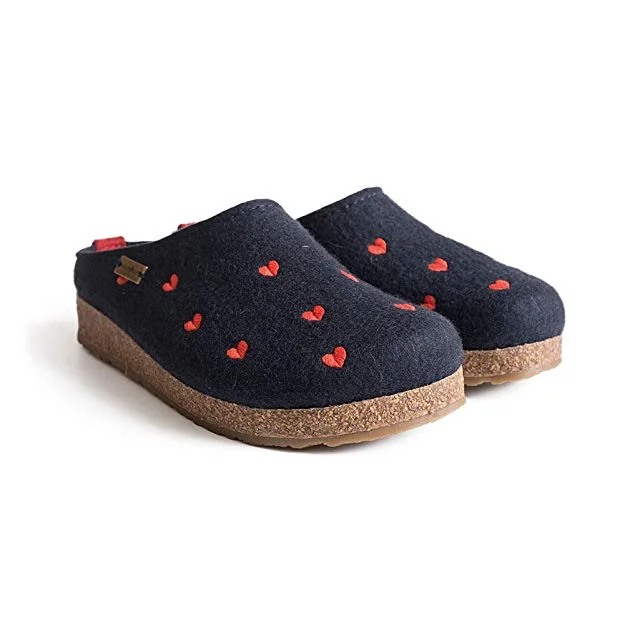 Practical and functional women's footwear solutionsHaflinger Women's Grizzly Cuoricino Slipper Clog