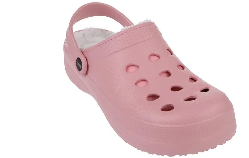 Bold and unique women's shoes for fashion-forward individualsLadies Injected EVA Clogs with Faux Berber Lining