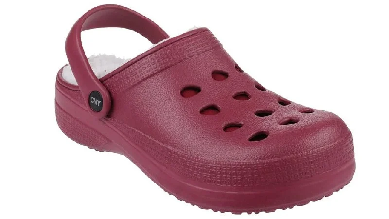 Comfortable yet fashionable women's shoesLadies Injected EVA Clogs with Faux Berber Lining