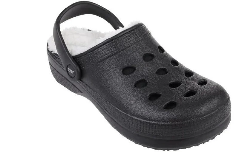 Versatile and chic women's shoes for everyday eleganceLadies Injected EVA Clogs with Faux Berber Lining