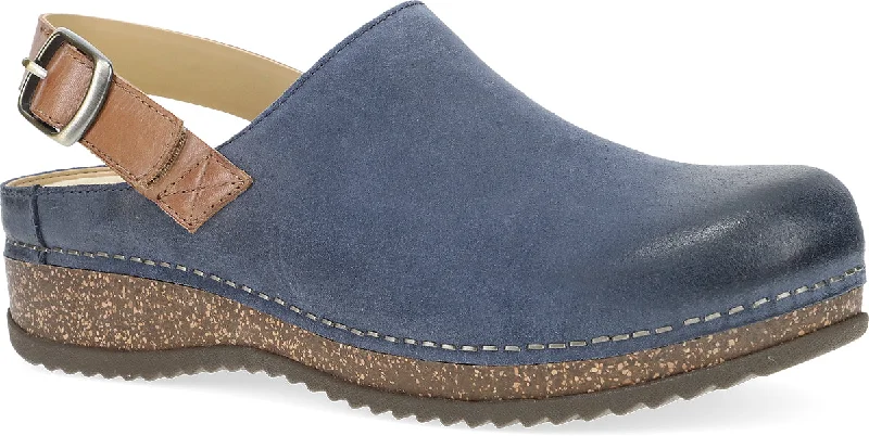 Comfy and casual women's shoes for the weekendMerrin - Blue Burnished Suede