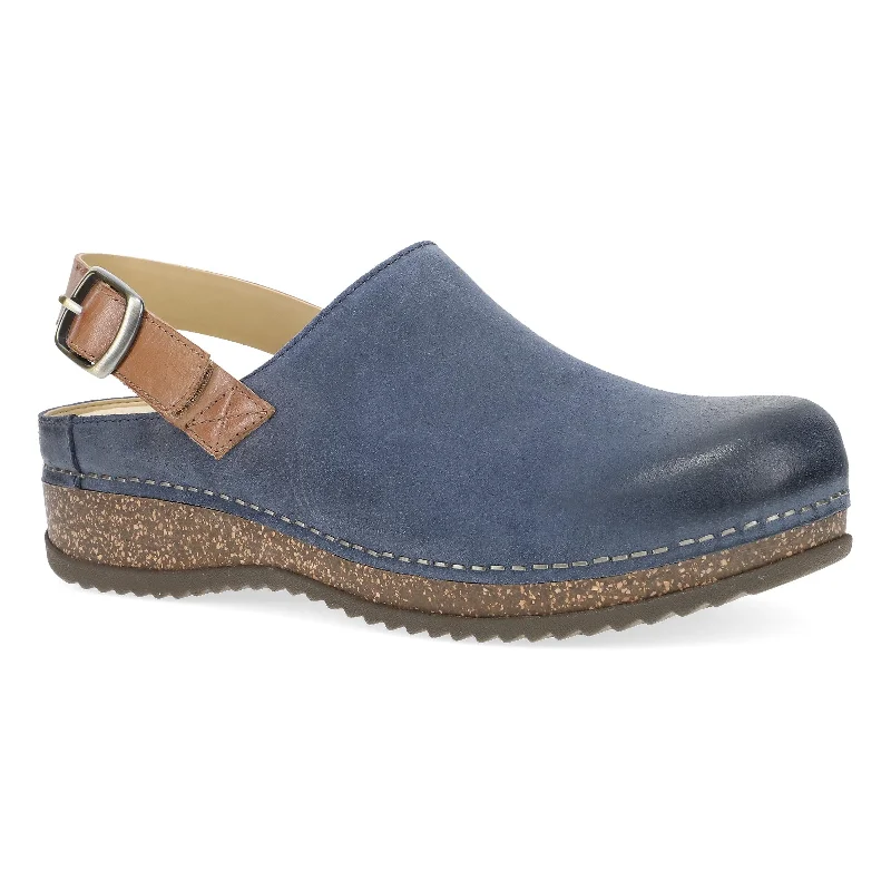Luxurious and comfortable women's shoe options for special occasionsMerrin Blue Burnished Suede