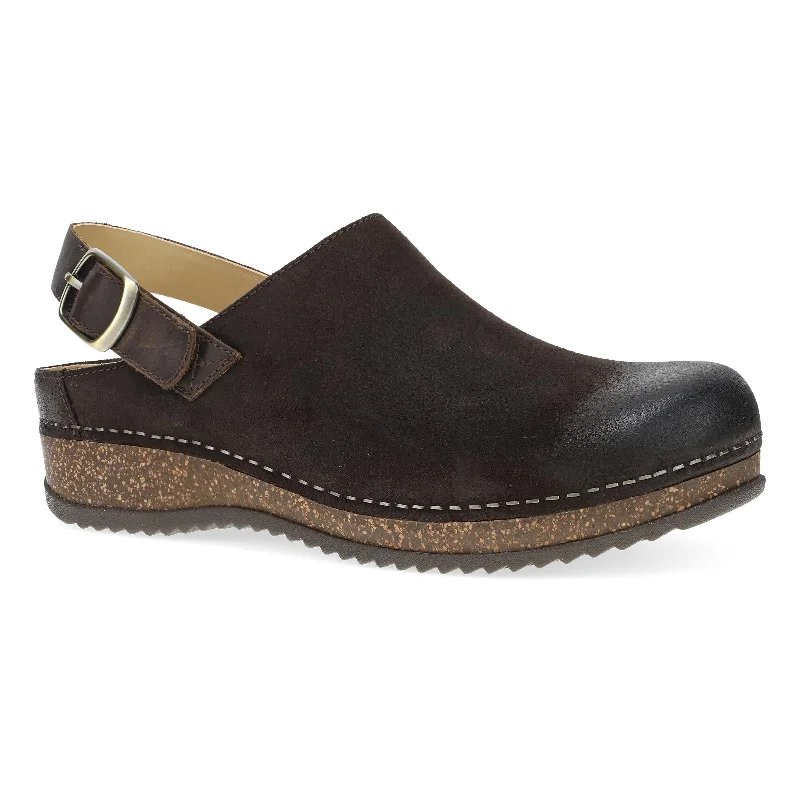 Sleek and modern women's footwear optionsMerrin Chocolate Burnished Suede