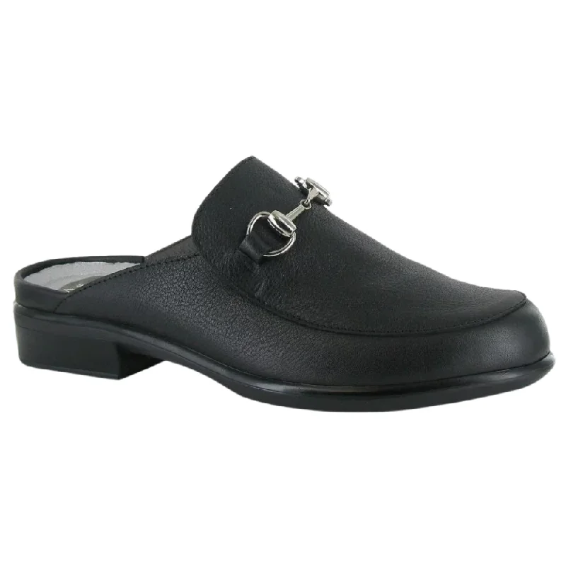 Chic and stylish women's shoes for fashion weekNaot Halny Mule Black Leather (Women's)