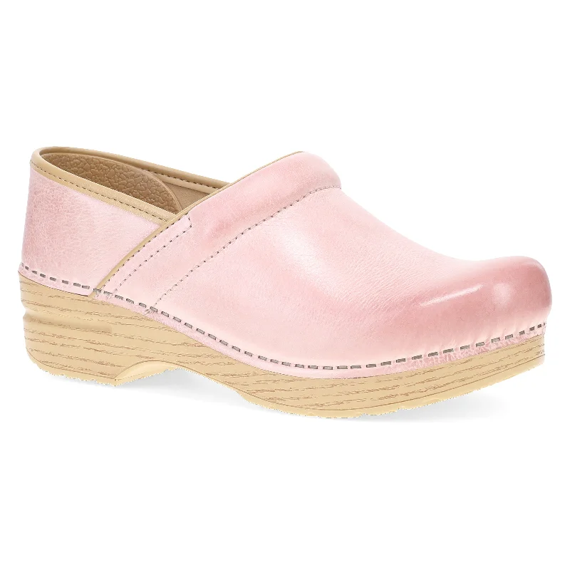 Stylish and practical women's shoes for rainy daysProfessional Pink Milled Burnished