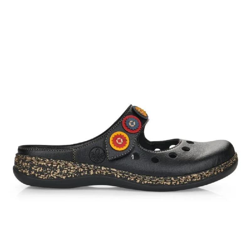 Versatile and elegant women's shoes for any outfitRieker Women's Daisy 46381-00 - Black Multi