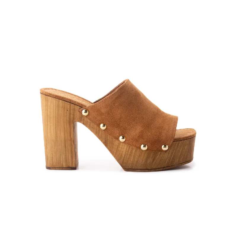 Chic and stylish women's shoes for cocktail partiesSelma Tan Suede