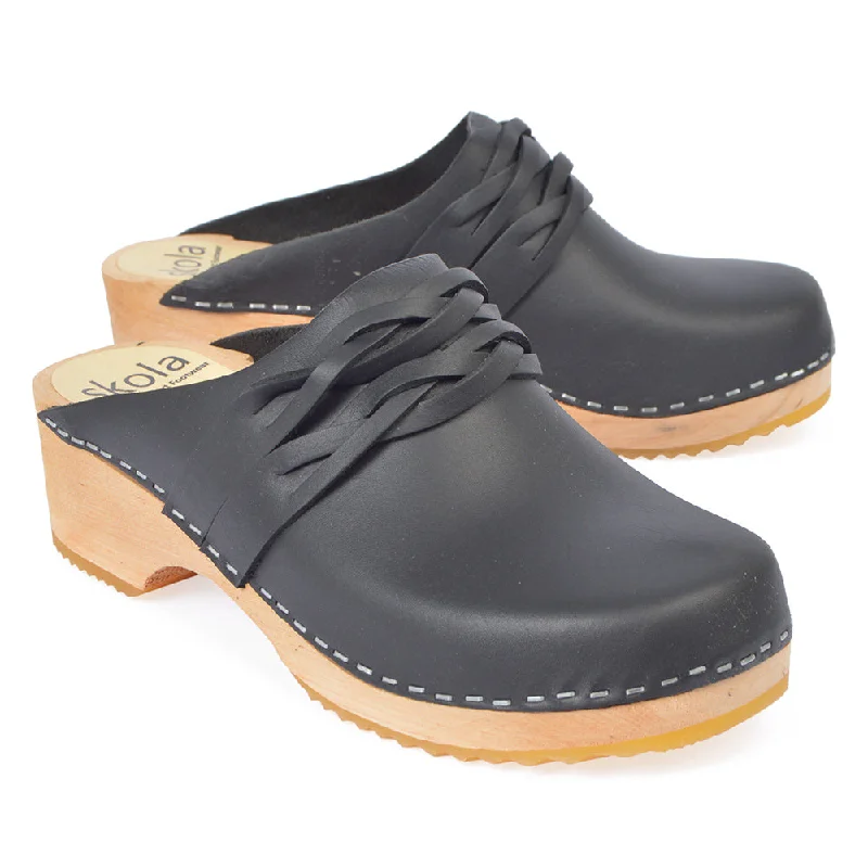 Stylish and supportive women's shoes for high archesSkola Women's Nancy Clog