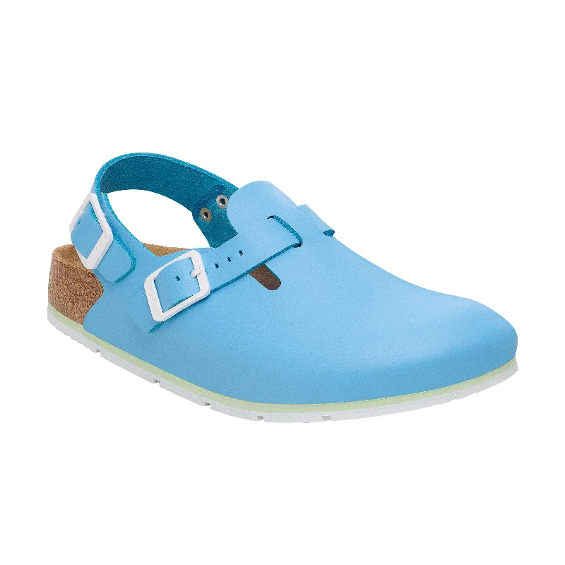 Feminine and dainty women's shoe designsTokio Pro Sky Blue PU Coated Natural Leather