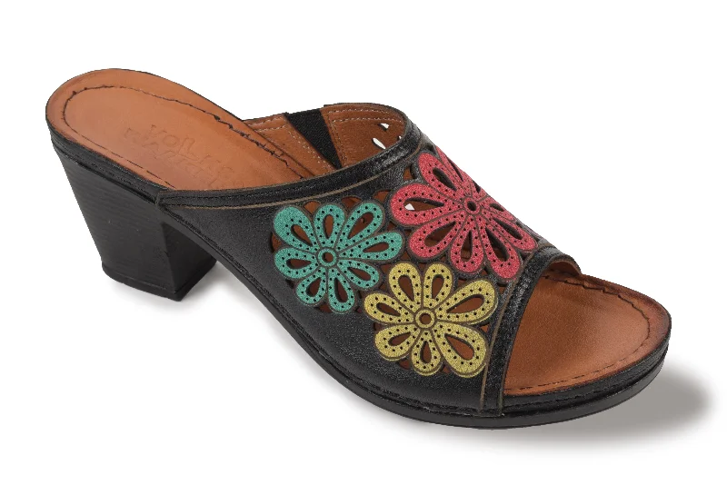 Timeless and elegant women's shoe classicsVolks Walker 5301 Black Floral