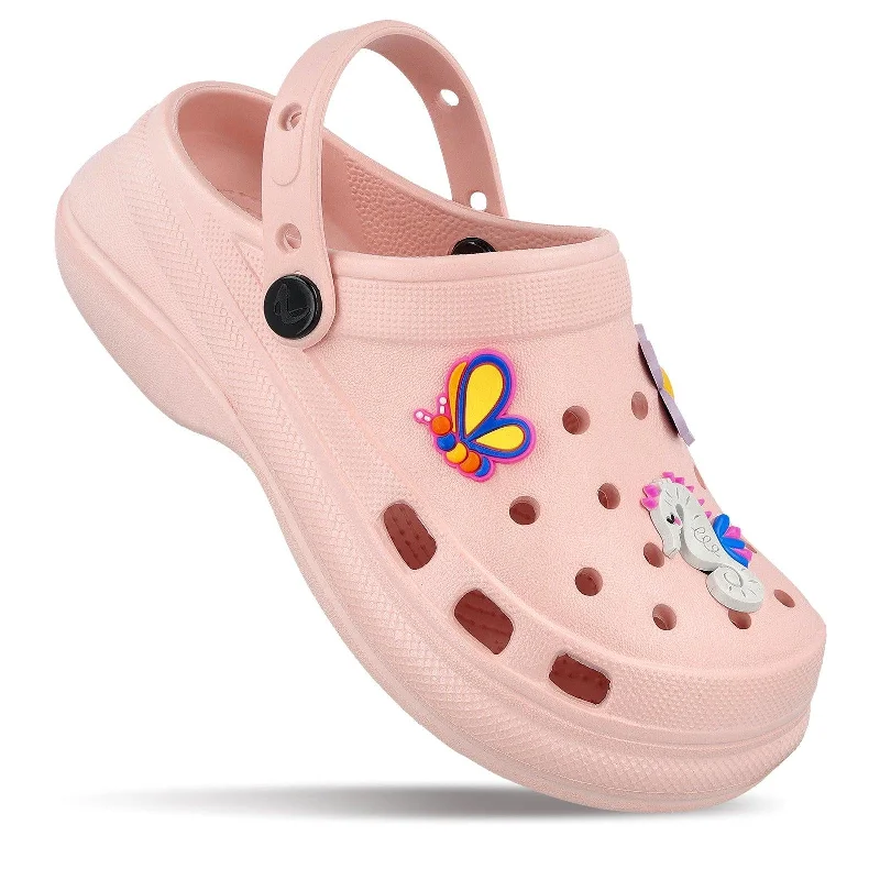 Elegantly crafted women's shoesWalkaroo Womens Clogs  - WC8923 Peach