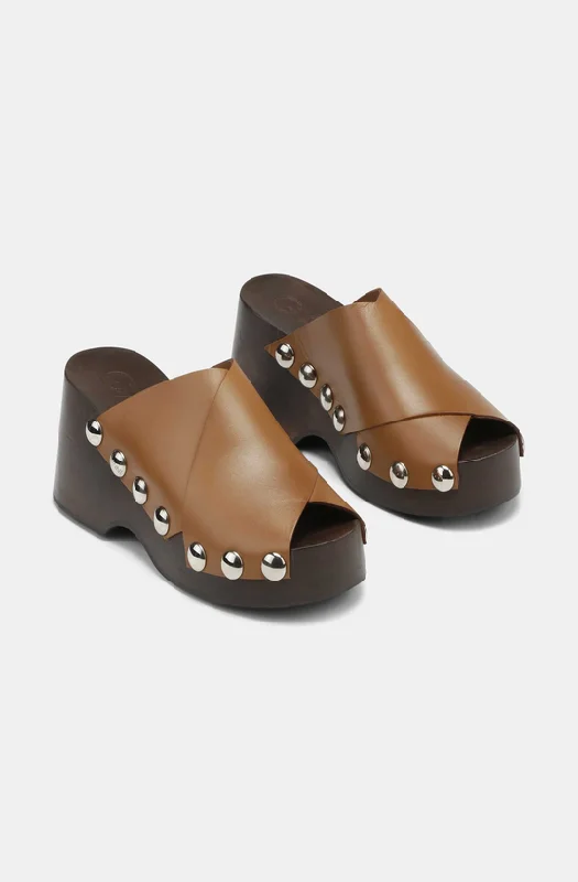 Stylish and comfortable women's shoes for long days at workWedge Clogs