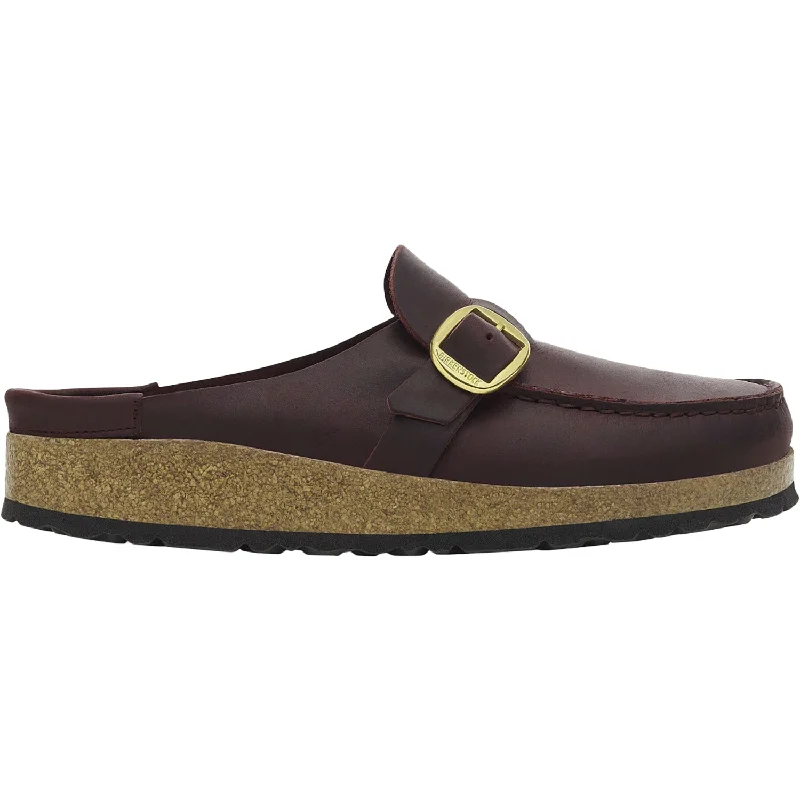 Stunning and glamorous women's shoes for evenings outWomen's Birkenstock Buckley Zinfandel Oiled Leather
