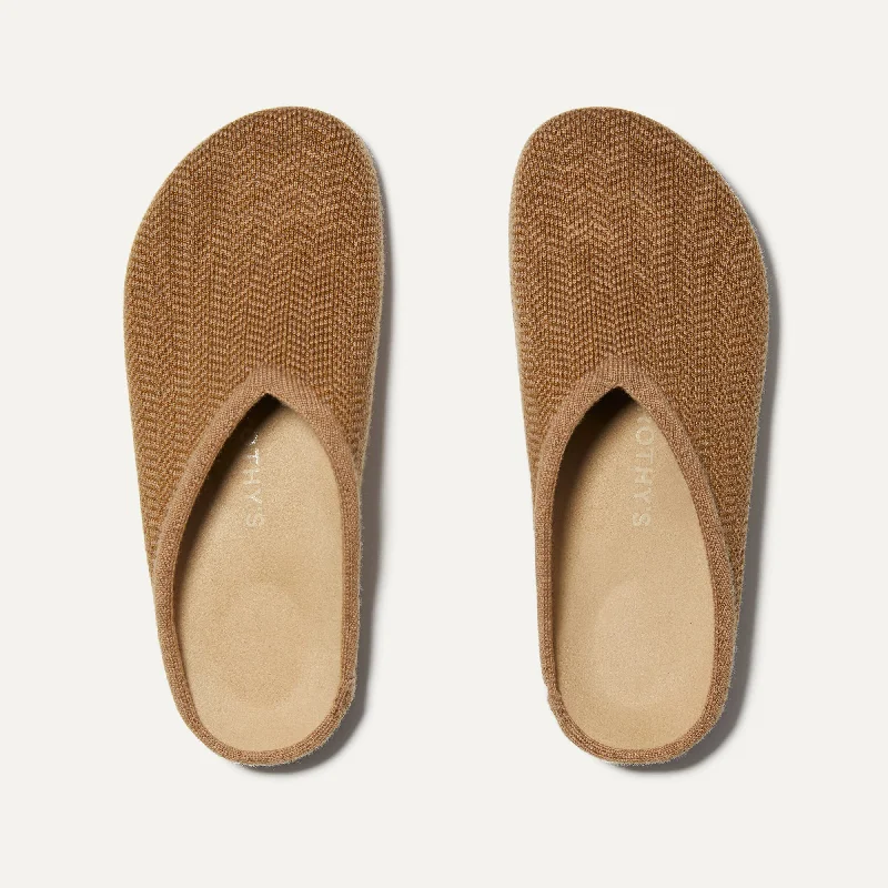 Comfortable yet fashionable women's shoesThe Casual Clog - Teak Herringbone