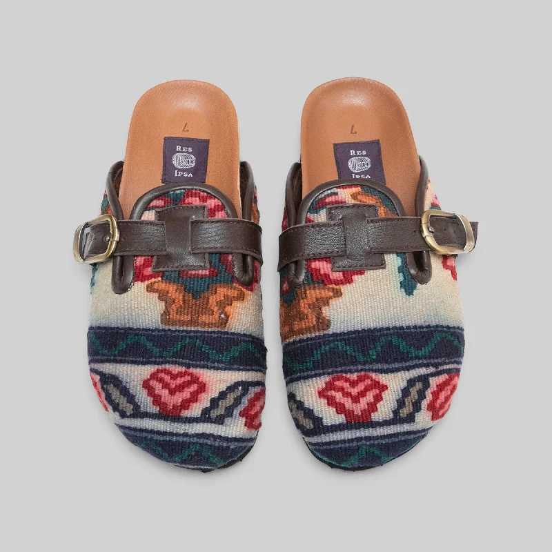 Stylish and comfortable women's shoes for long days at workWomen's Kilim Clog Size 7