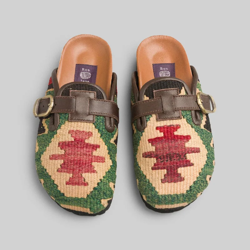 Bold and colorful women's shoes for making a statementWomen's Kilim Clog Size 6