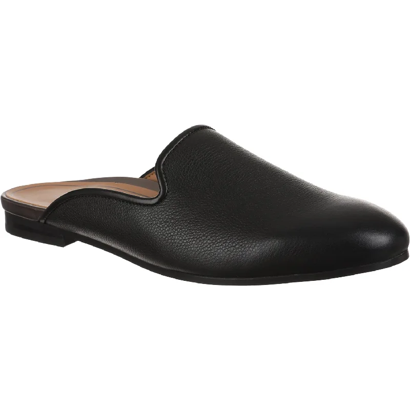 Stylish and comfortable women's shoes for long flightsWomen's Vionic Willa Mule Black Leather