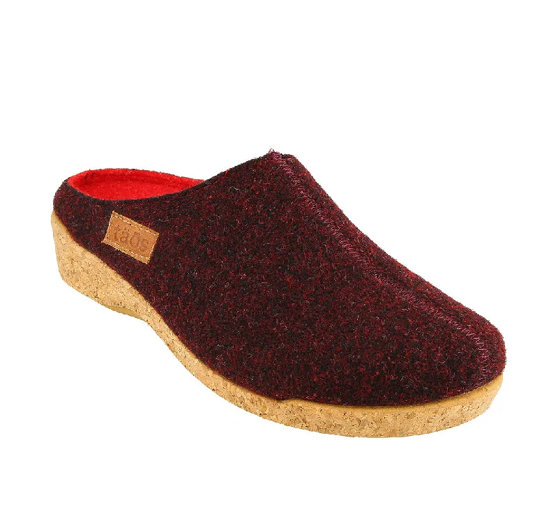 Elegant and sophisticated women's shoes for dinner datesWoollery - Deep Red