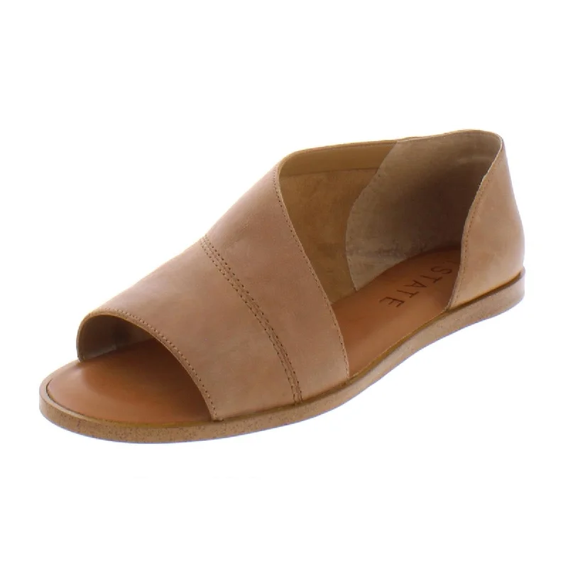 Comfy and casual women's shoes for the weekend1.State Womens Celvin Leather Open Toe D'Orsay