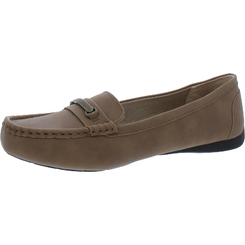 Stylish and supportive women's shoes for plantar fasciitisAbella Womens Sofiah Faux Leather Slip-On Loafers