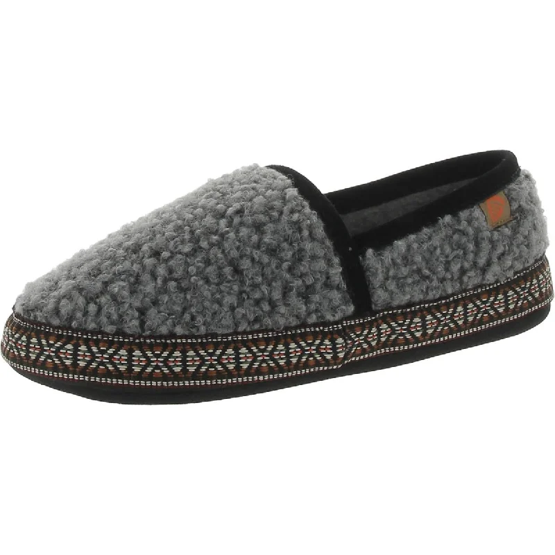 Elegant and sophisticated women's shoes for elegant eveningsAcorn Womens Faux Fur Round Toe Moccasins