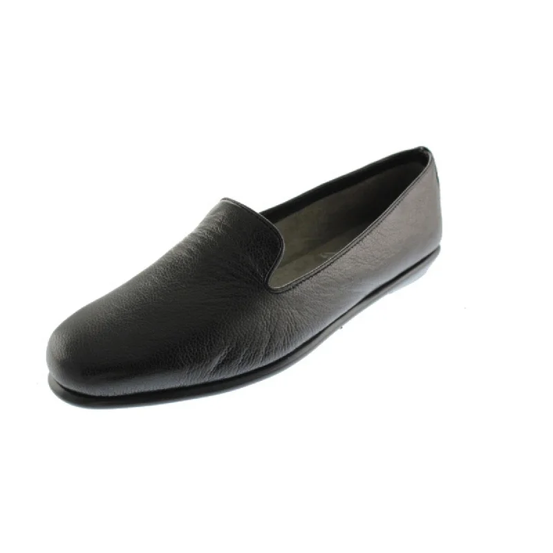 Elegantly stylish women's shoesAerosoles Womens Betunia Leather Textured Smoking Loafers