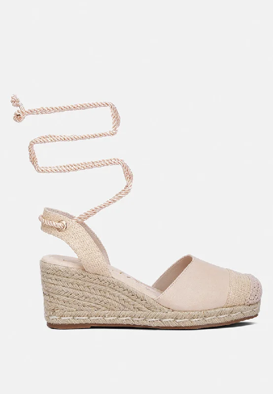 Comfy and casual women's shoes for the weekendAiden Lace-Up Crochet Espadrilles