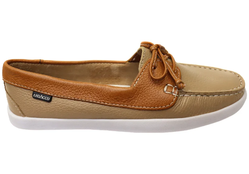Versatile and adaptable women's shoes for every occasionAndacco Ida Womens Comfortable Leather Casual Loafers Made In Brazil