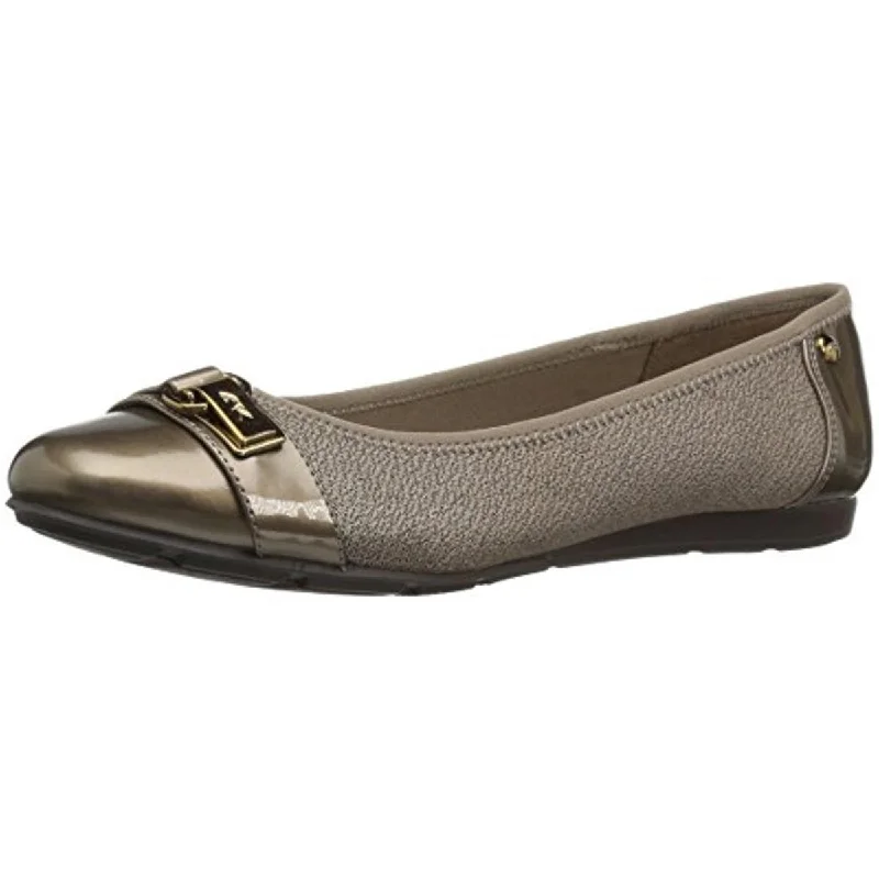 Chic and stylish women's shoes for summerAnne Klein Womens Able Patent Toe Cap Ballet Flats