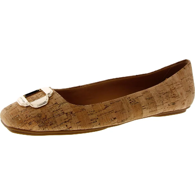 Stylish and supportive women's shoes for high archesAnne Klein Womens Aggie Cork Flat Ballet Flats