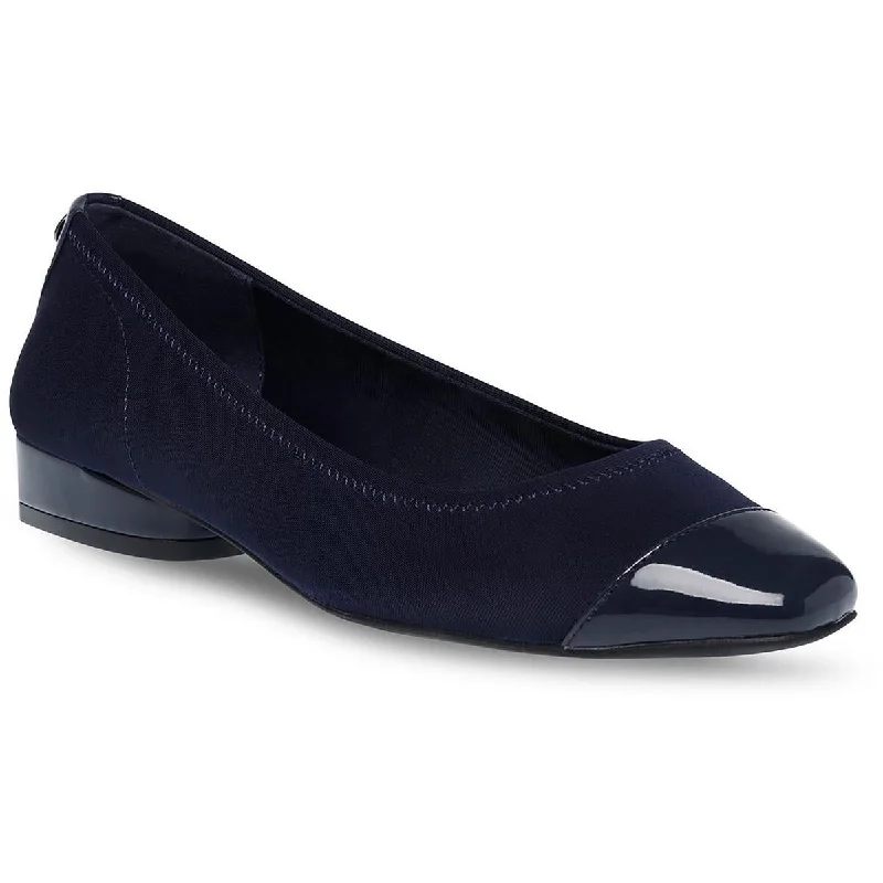 Versatile and stylish women's shoes for all occasions and seasonsAnne Klein Womens Carlie Patent Square Toe Flat Shoes