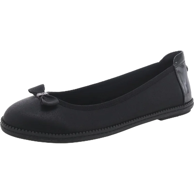 Classic and timeless women's footwear choicesAnne Klein Womens EMBER Faux Leather Round toe Ballet Flats