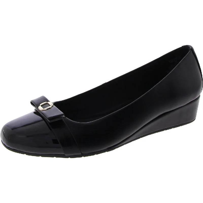 Comfy and casual women's shoes for the weekendAnne Klein Womens Madelyn  Faux Leather Slip On Moccasins
