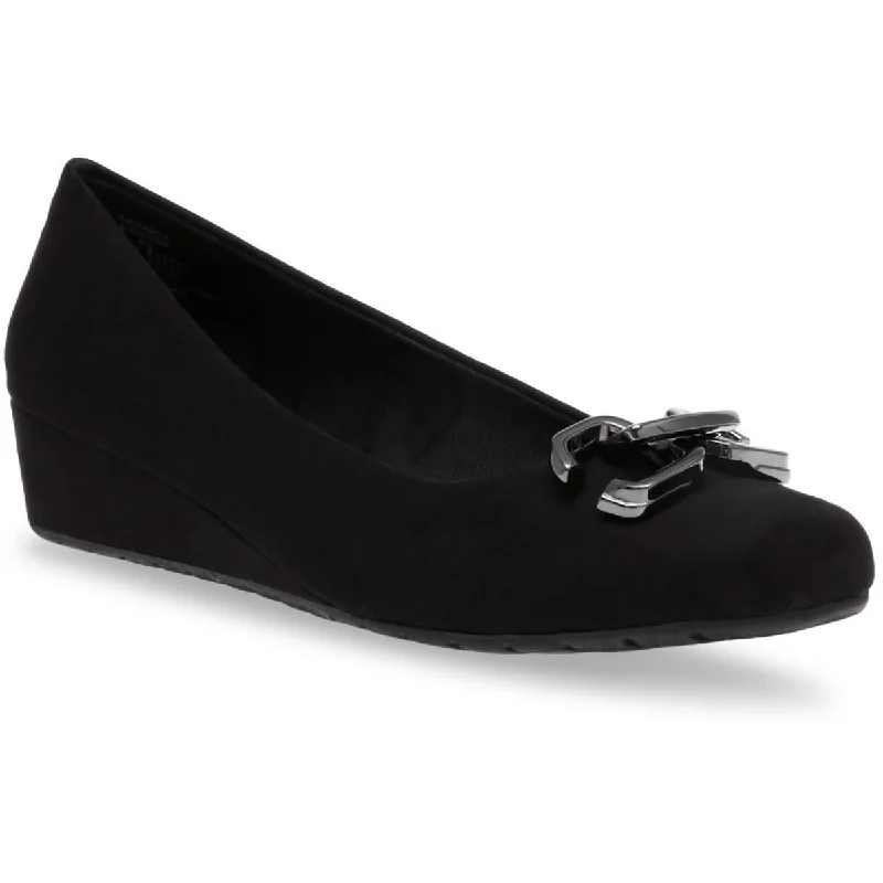 Chic and trendy women's shoes for the officeAnne Klein Womens Marika Faux Suede Slip-On Loafers
