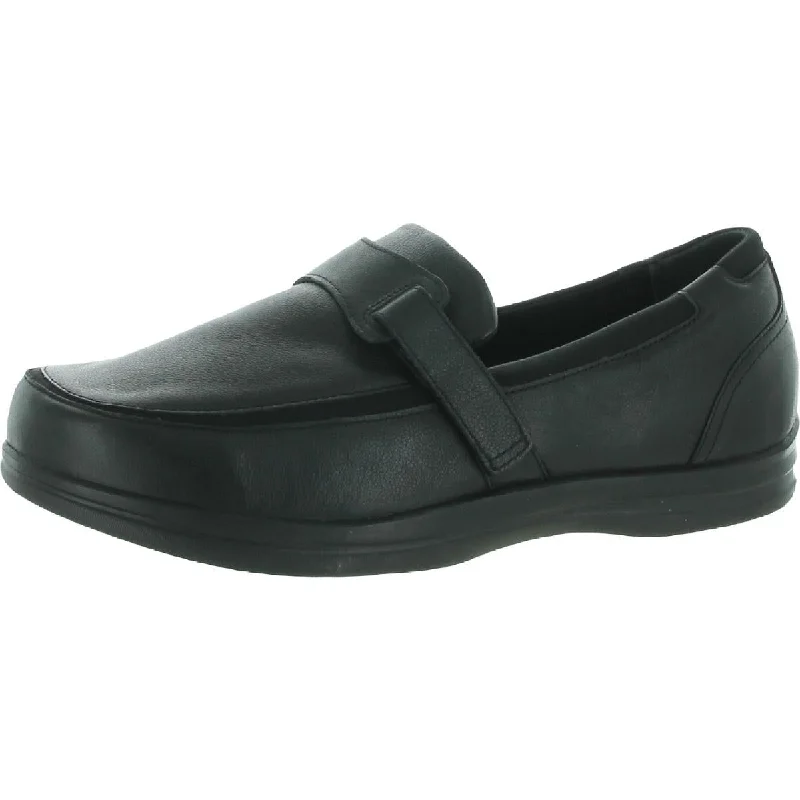 Elegant and refined women's shoe designsApex Womens Evelyn Leather Slip Resistant Penny Loafers