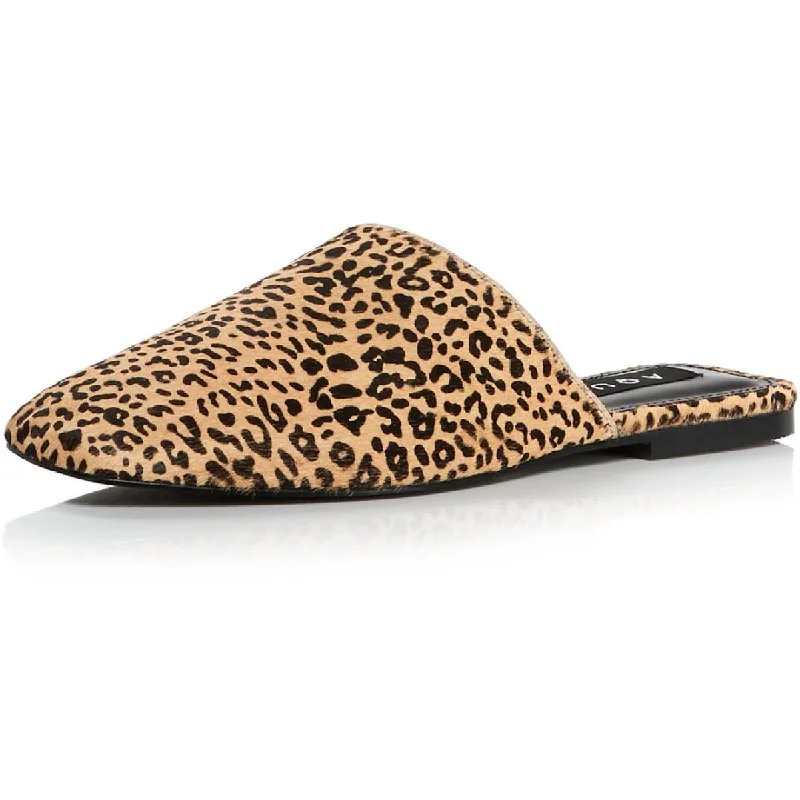 Chic and stylish women's shoes for graduation ceremoniesAqua Womens Bae Cow Hair Slip-On Mules