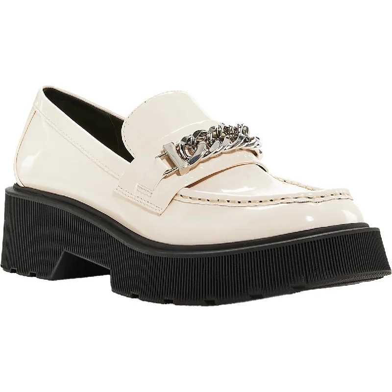 Durable and stylish women's shoes for active lifestylesAqua Womens BLAKE Patent Flats Loafers
