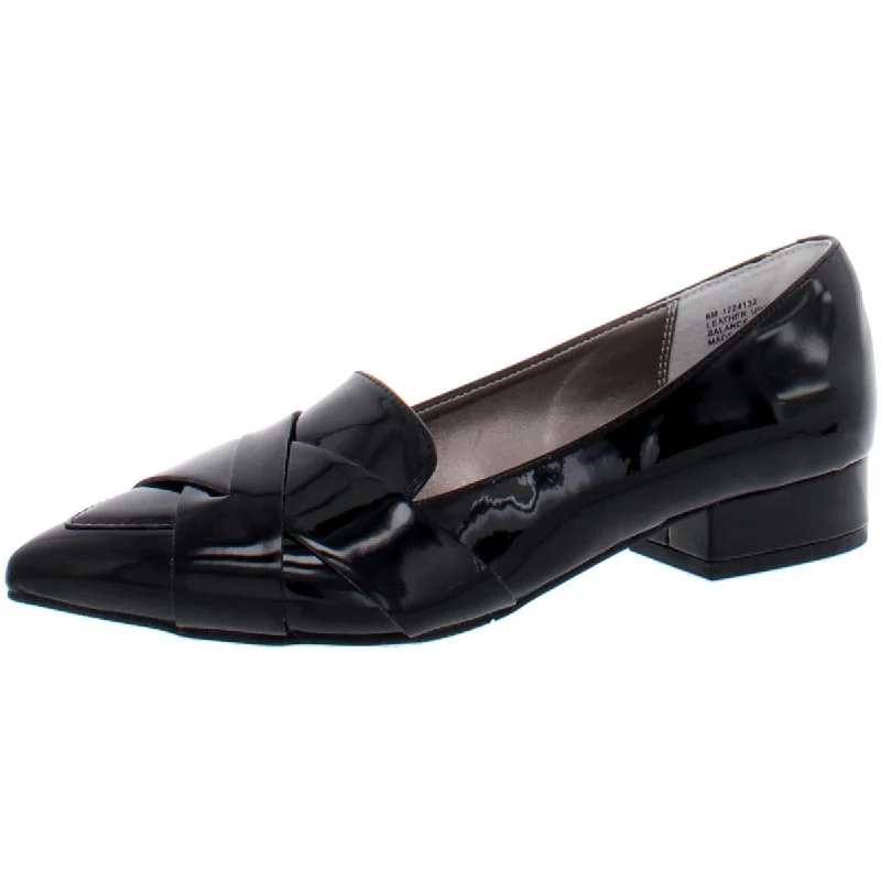 Chic and stylish women's shoes for cocktail partiesArray Womens Stella Patent Slip On Pointed Toe Flats