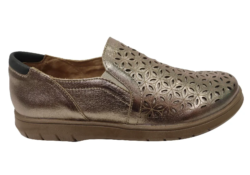 Elegant and sophisticated women's shoe stylesBalatore Mary Womens Comfortable Slip On Leather Shoes Made In Brazil