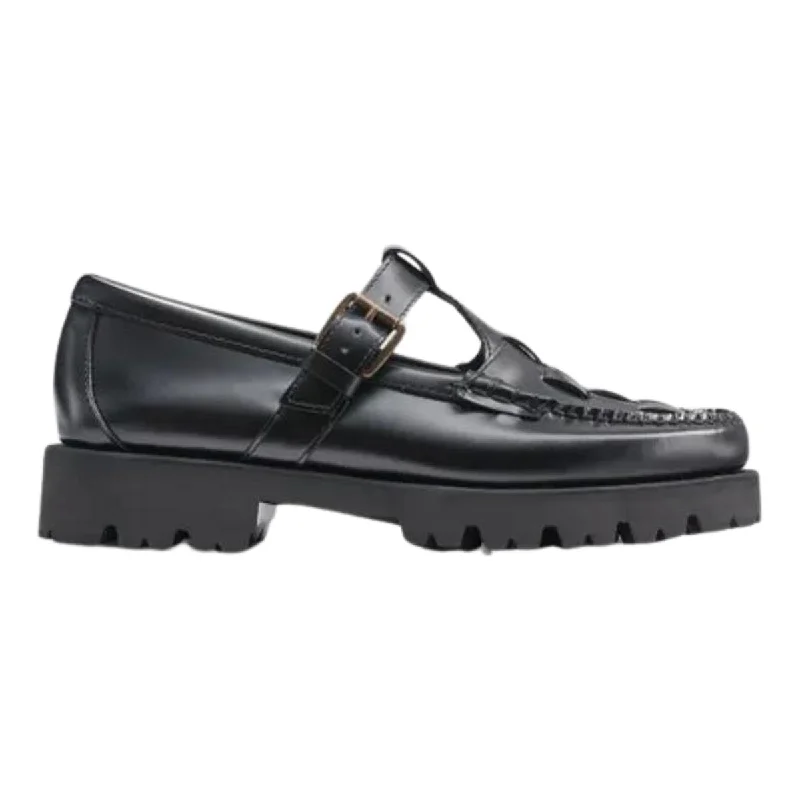 Stylish and elegant women's shoes for weddingsBass Women's Fisherman Mary Jane Black