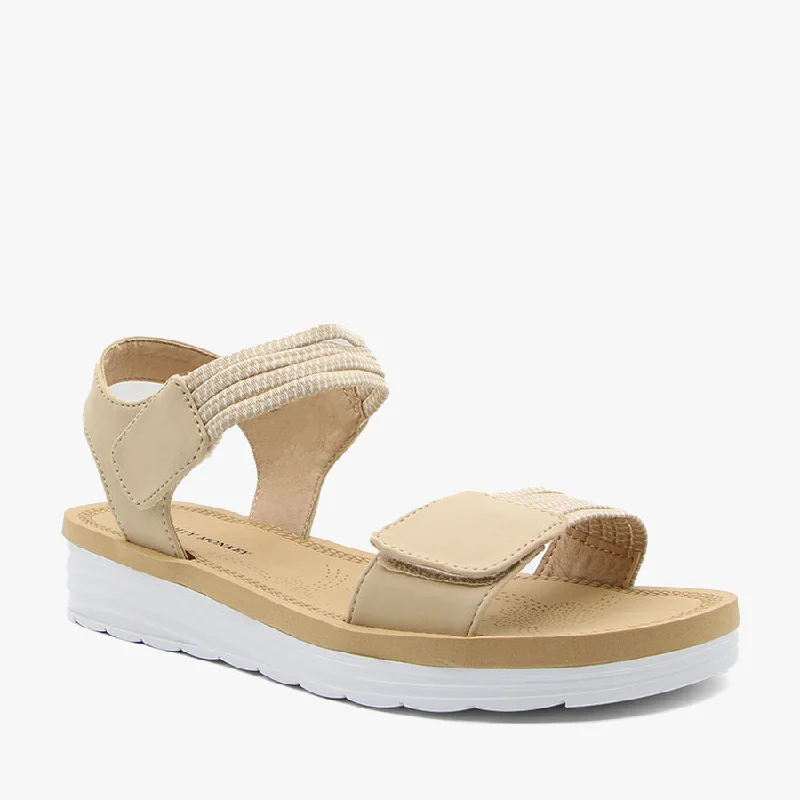 Comfy and stylish women's shoes for lounging around the houseBELLE BEIGE