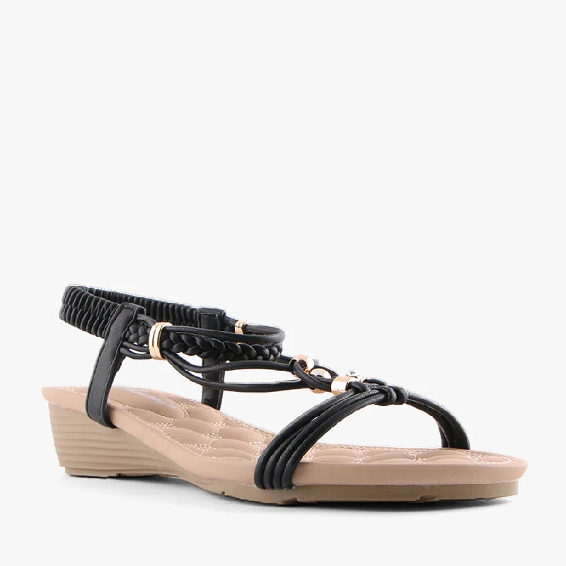 Elegant and classic women's shoes for prom nightBESSIE BLACK