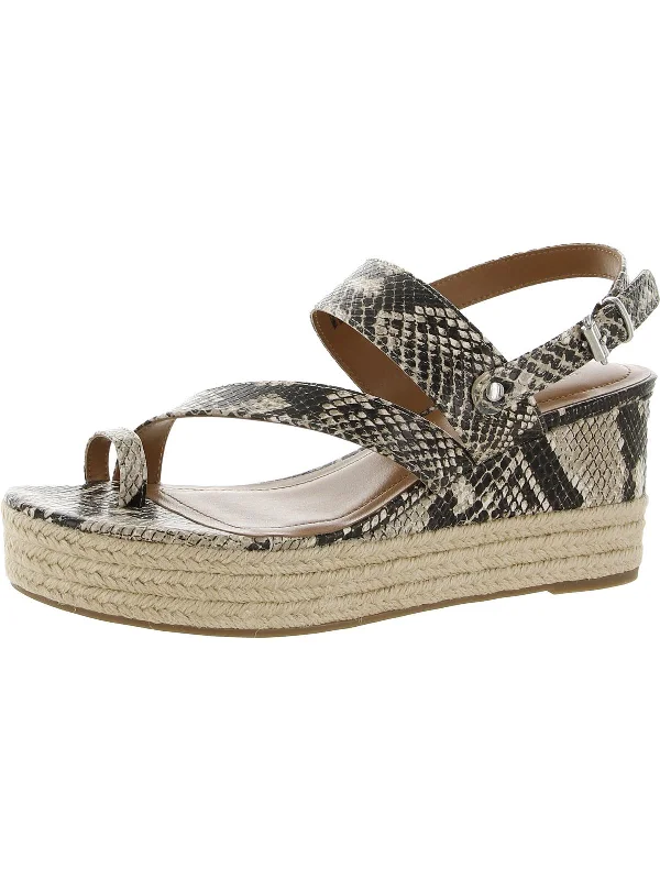 Stylish and elegant women's shoes for weddingsBettyy Womens Animal Print Espadrille Wedge Sandals