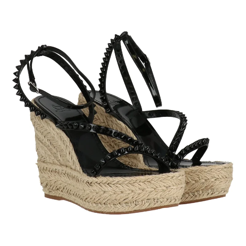 Comfortable and supportive women's shoes for all-day wearChristian Louboutin Womens Natural Wedge