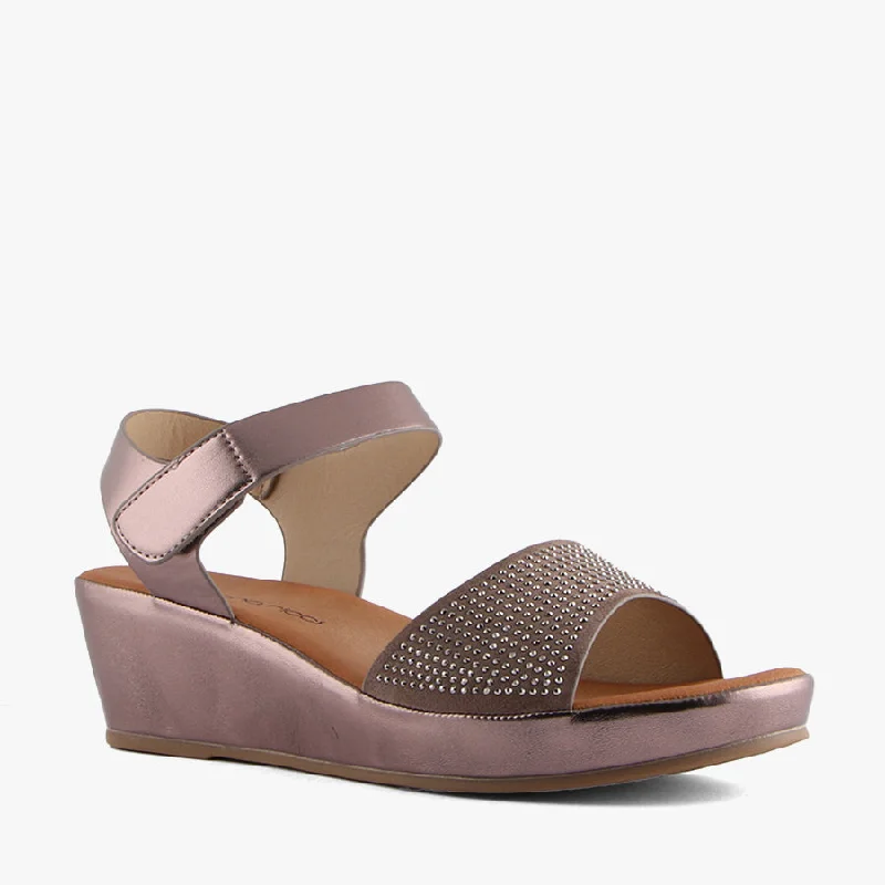 Stylish and supportive women's shoes for plantar fasciitisBLOOMER PEWTER