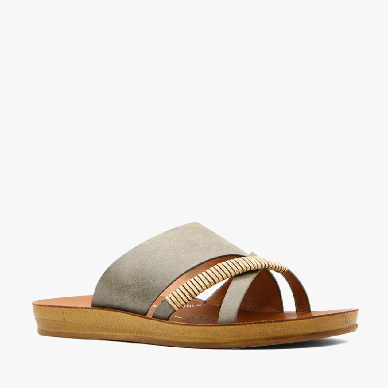 Stylish and supportive women's shoes for plantar fasciitisBRIDE KHAKI
