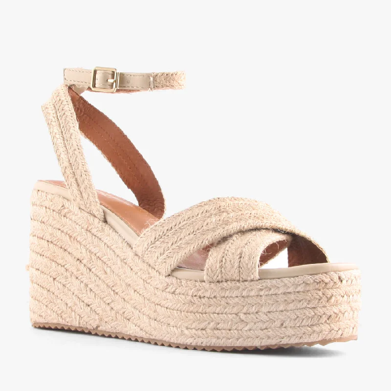 Bold and striking women's shoe fashionsCALLIE NATURAL JUTE