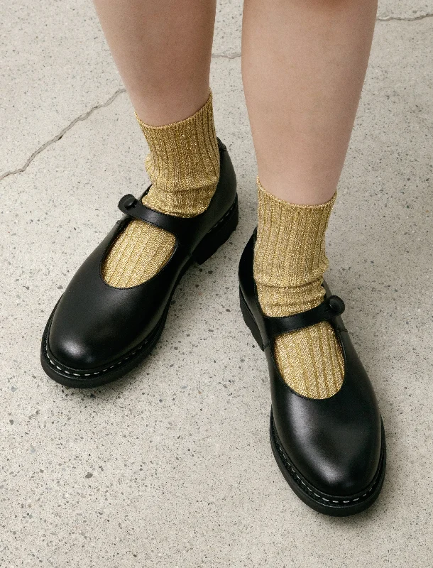 Elegant and sophisticated women's shoes for any formal eventHeschung x CDG Mary Jane Black