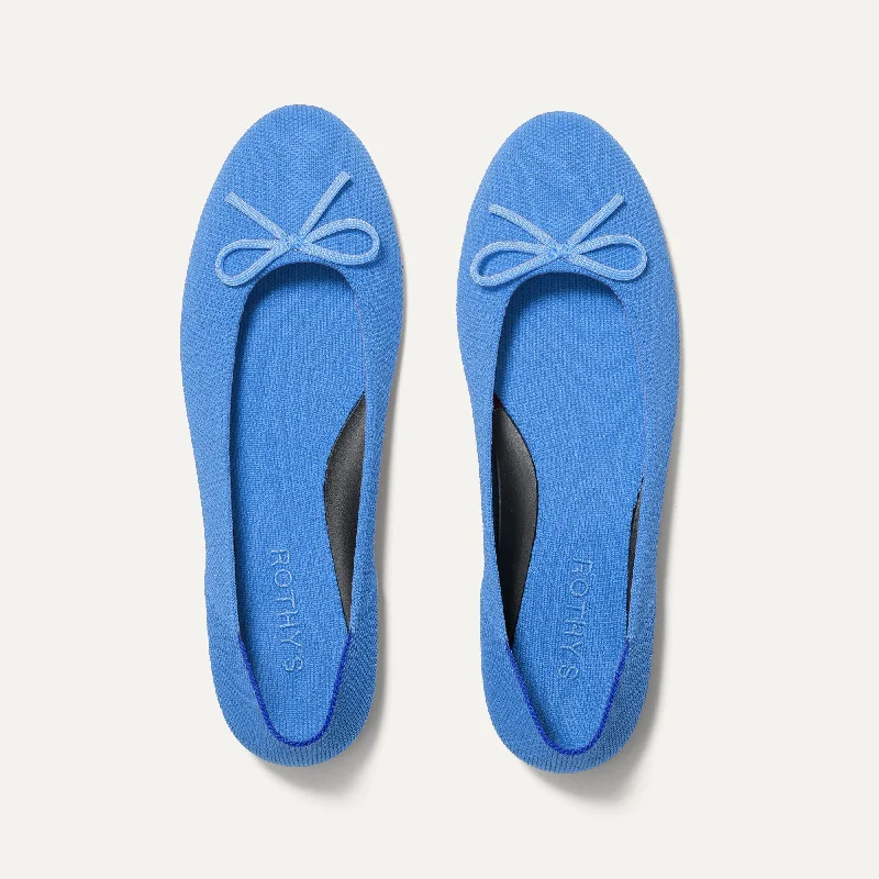 Durable and stylish women's shoes for active lifestylesThe Ballet Flat - Cerulean