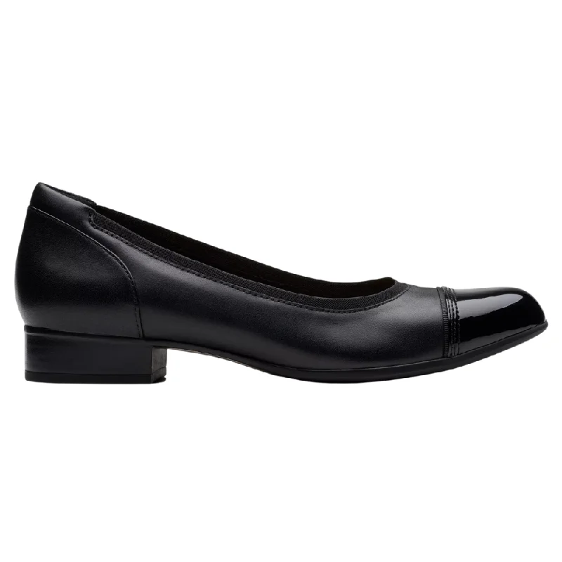Stylish and affordable women's shoesClarks Krystine May Black Leather Pump (Women's)